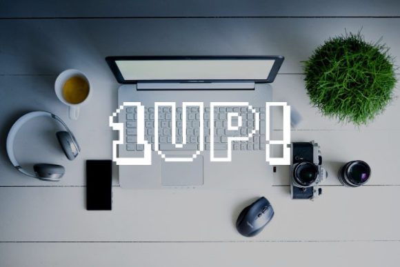 1Up! The Futuristic Display Font for Modern Creators