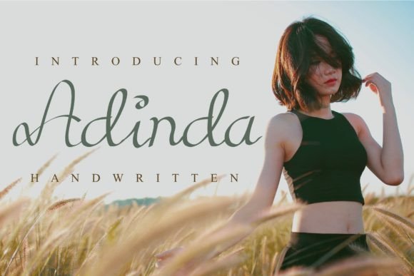 Adinda: A Playful Handwritten Script for Modern Creators