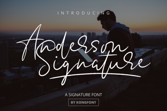 Anderson Signature: A Modern Script Font for Creative Projects