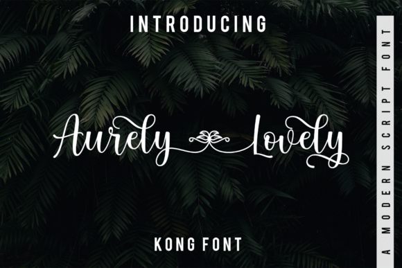 Aurely Lovely: A Script Font for Creative Projects