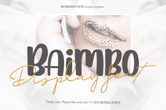 Baimbo: The Handwritten Font That Feels Like a Creative Co-Pilot