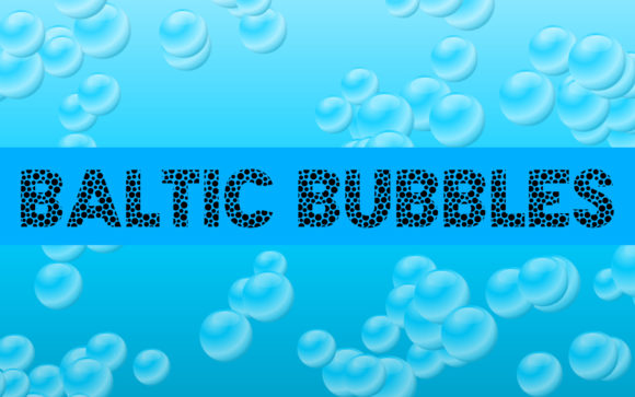 Baltic Bubbles: A Playful Typeface for Creative Brands