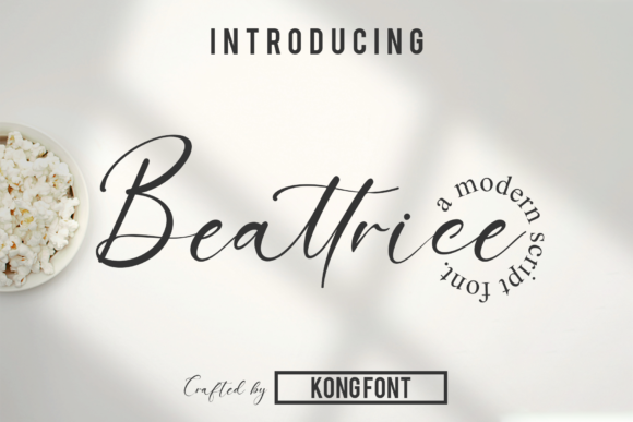 Beattrice Script Font: Where Romance Meets Modern Design
