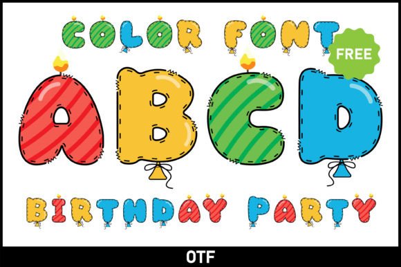 Celebrate in Style: Designing with the Birthday Party Font