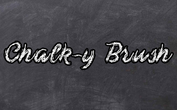 Chalk-y Brush: The Creative Font That Brings Ideas to Life