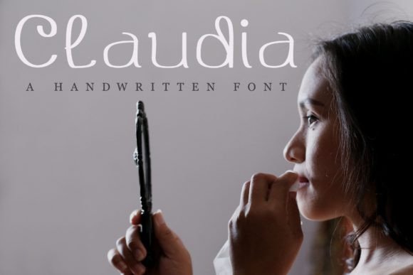 Claudia: A Handwritten Font with a Modern, Playful Twist