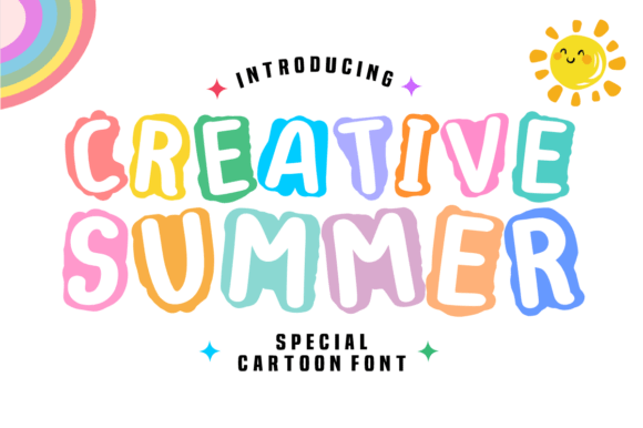 Creative Summer: The Playful Display Font for Joyful Projects