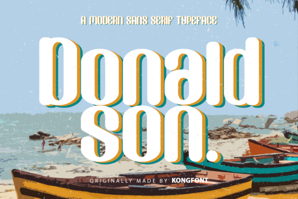 Donaldson: A Bold Script Font for Modern, Playful Branding
