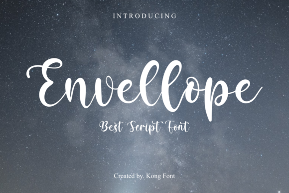Envellope: The Script Font That Feels Like a Friendly Handshake