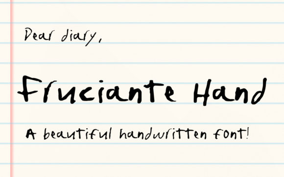 Fruciante Hand: A Script Font That Feels Like a Conversation