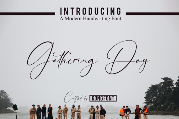 Gathering Day Font: A Script Typeface for Modern Creatives