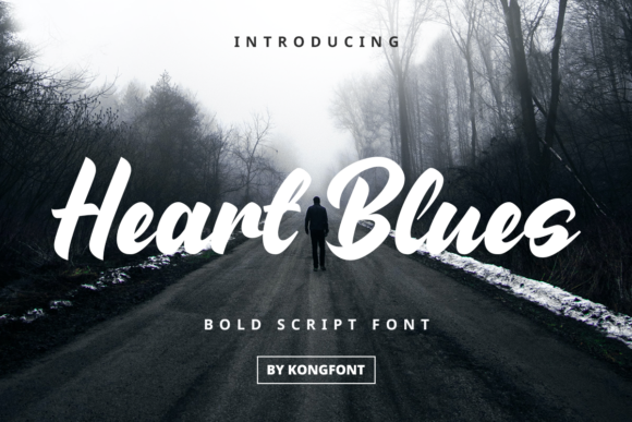 Heart Blues: A Playful Script Font for Crafters & Designers