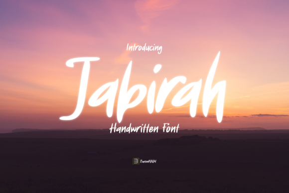 Jabirah: The Brush Script That Brings Bold Energy to Your Brand