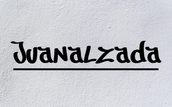 Juanalzada: Capturing Urban Energy in Modern Typography