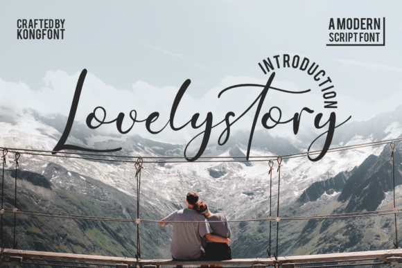 Lovelystory: A Script Font with Character for Your Creative Projects