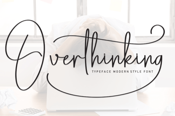 Overthinking: A Handwritten Font for Authentic Design