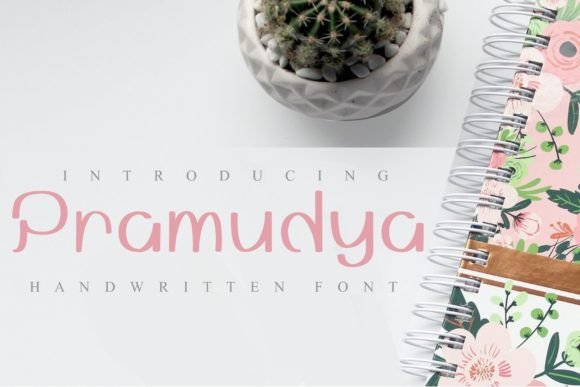 Pramudya: The Playful Script Font for Crafters and Designers