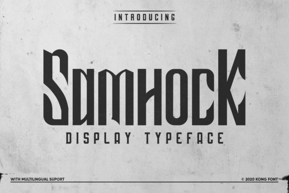 Samhock: The Handwritten Font That Brings Personality to Your Projects