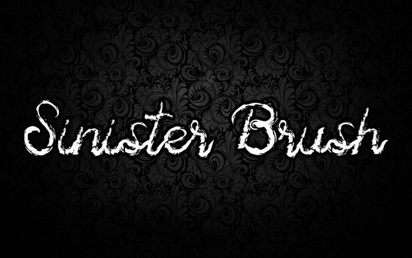 Sinister Brush: The Playful Handwritten Font with Real Bite