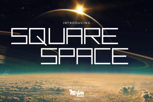 Square Space: The Futuristic Typeface for Modern Brands