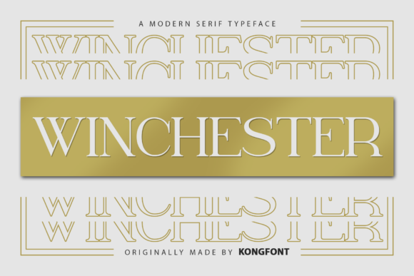 Winchester: A Serif Font with Bold, Confident Character